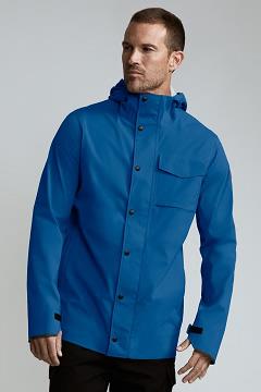 Chamarras Canada Goose Hombre Outlet - Nanaimo Chubasquero Azules Oscuro OQ0964873
